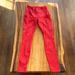 Fabletics Motion365 Red Leggings